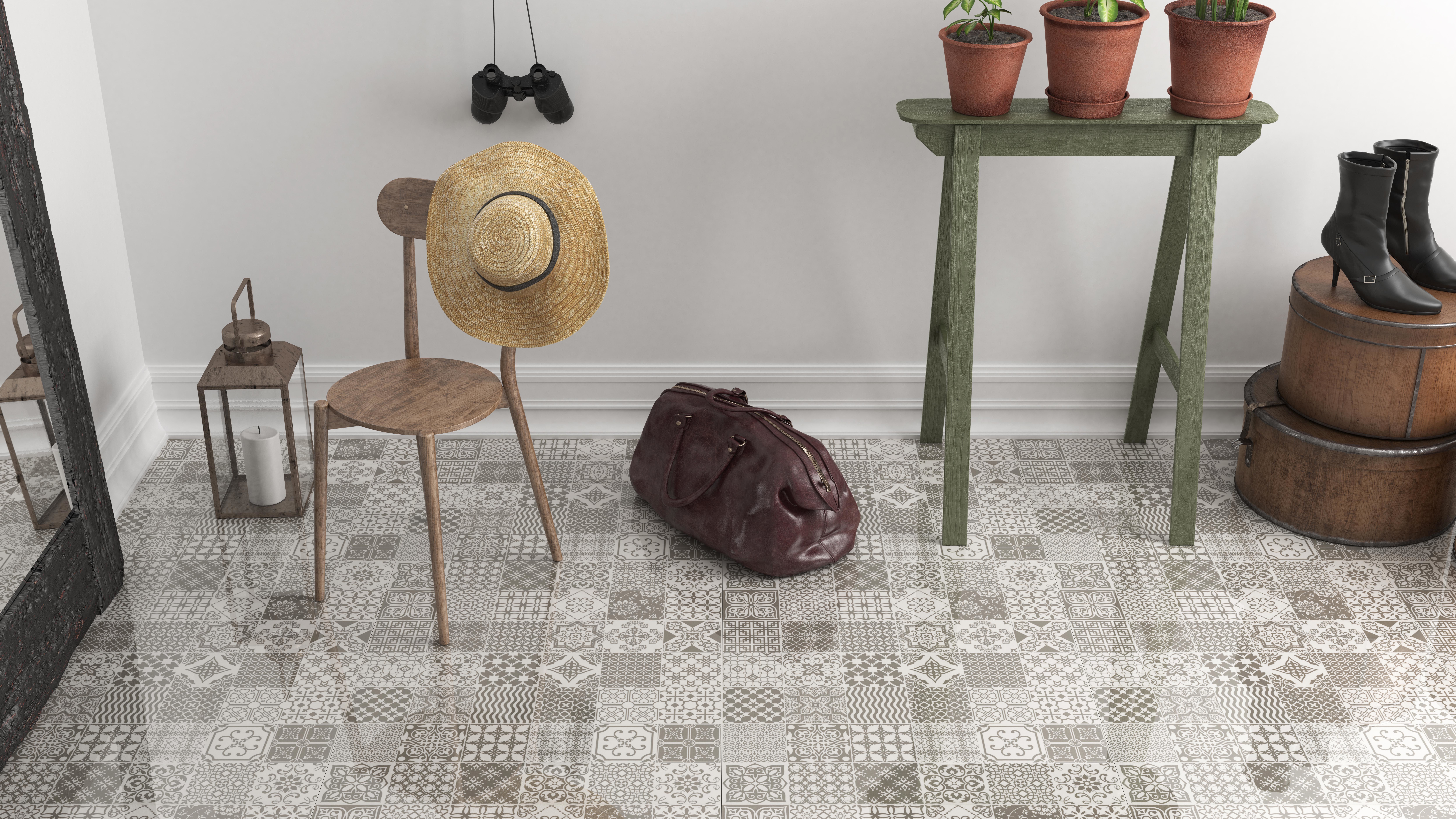 Изображение товара Керамогранит 60x60 см белый для внутренней и наружной отделки