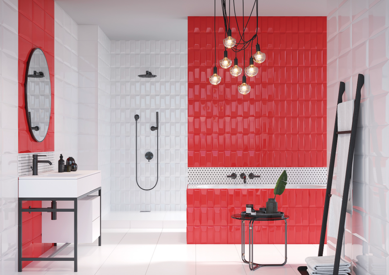 Изображение товара Плитка Cersanit УТ-00076144 20x44см 1.05 м² цвет красный, цена за упаковку