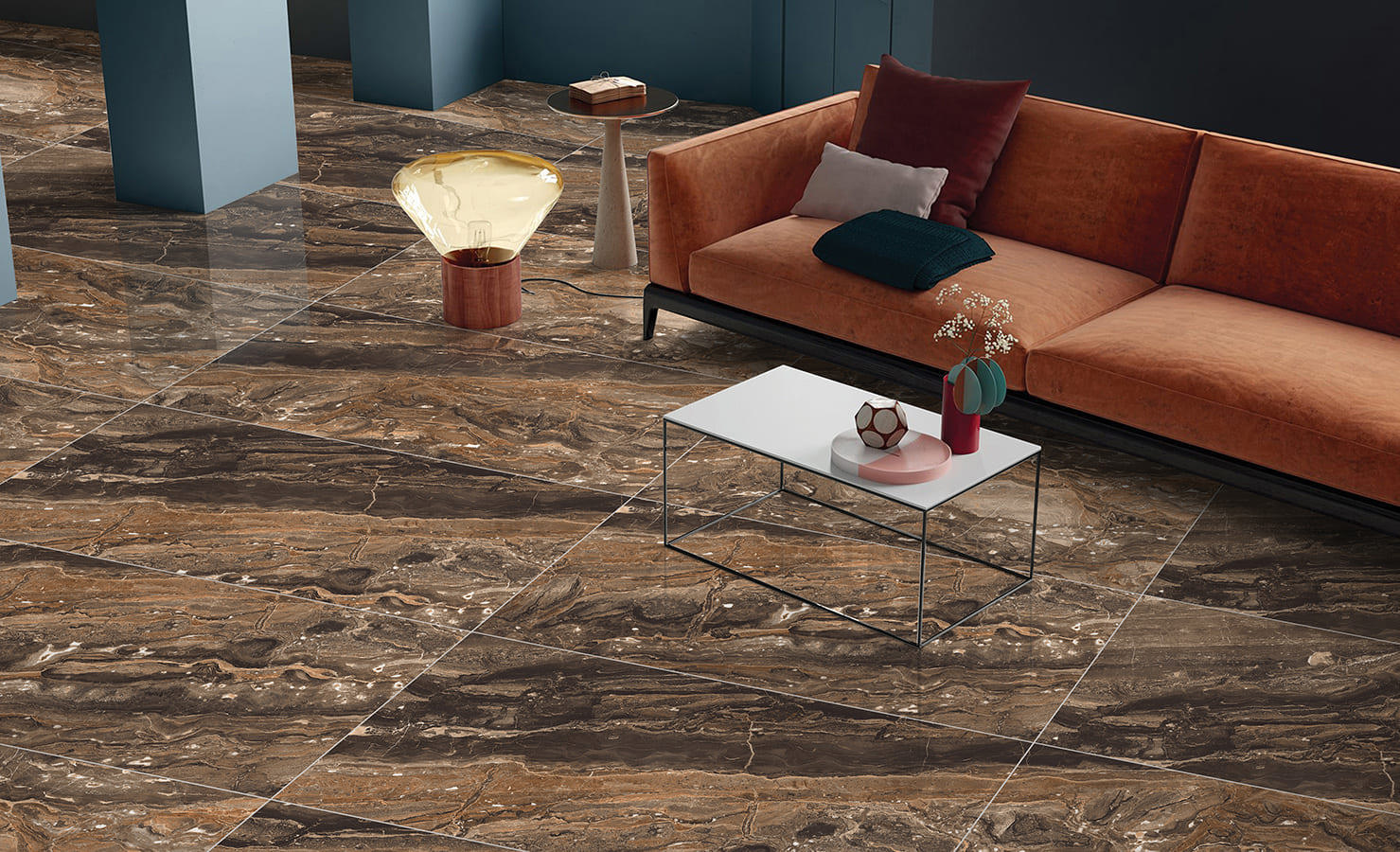 Изображение товара Керамогранит Primavera Richter Brown 60x120 см для стен и пола