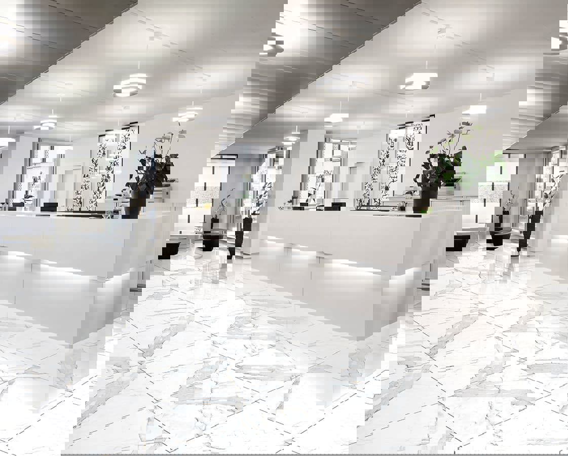 Изображение товара Керамогранит Primavera NR101 60x60 см белый для пола и стен Индия