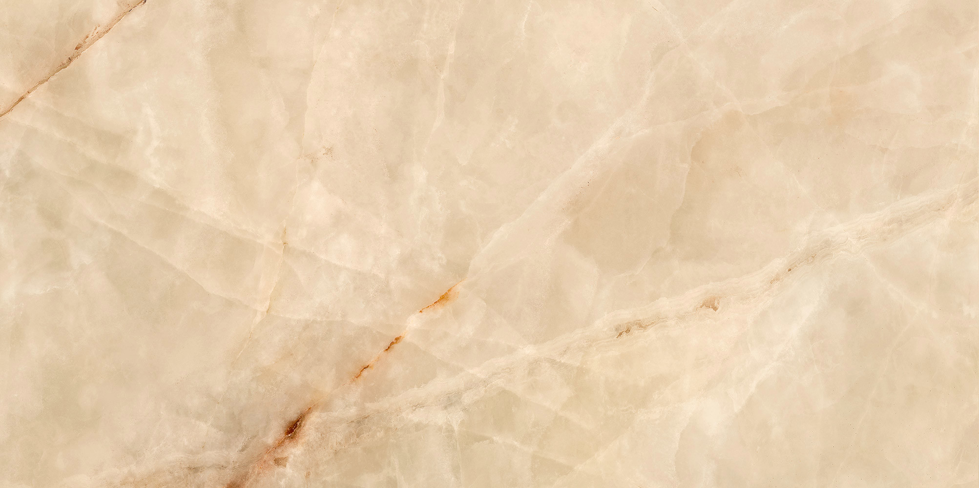 Изображение товара Керамогранит Majorca Tiffany Onyx Latte 60x120 см полированный бежевый