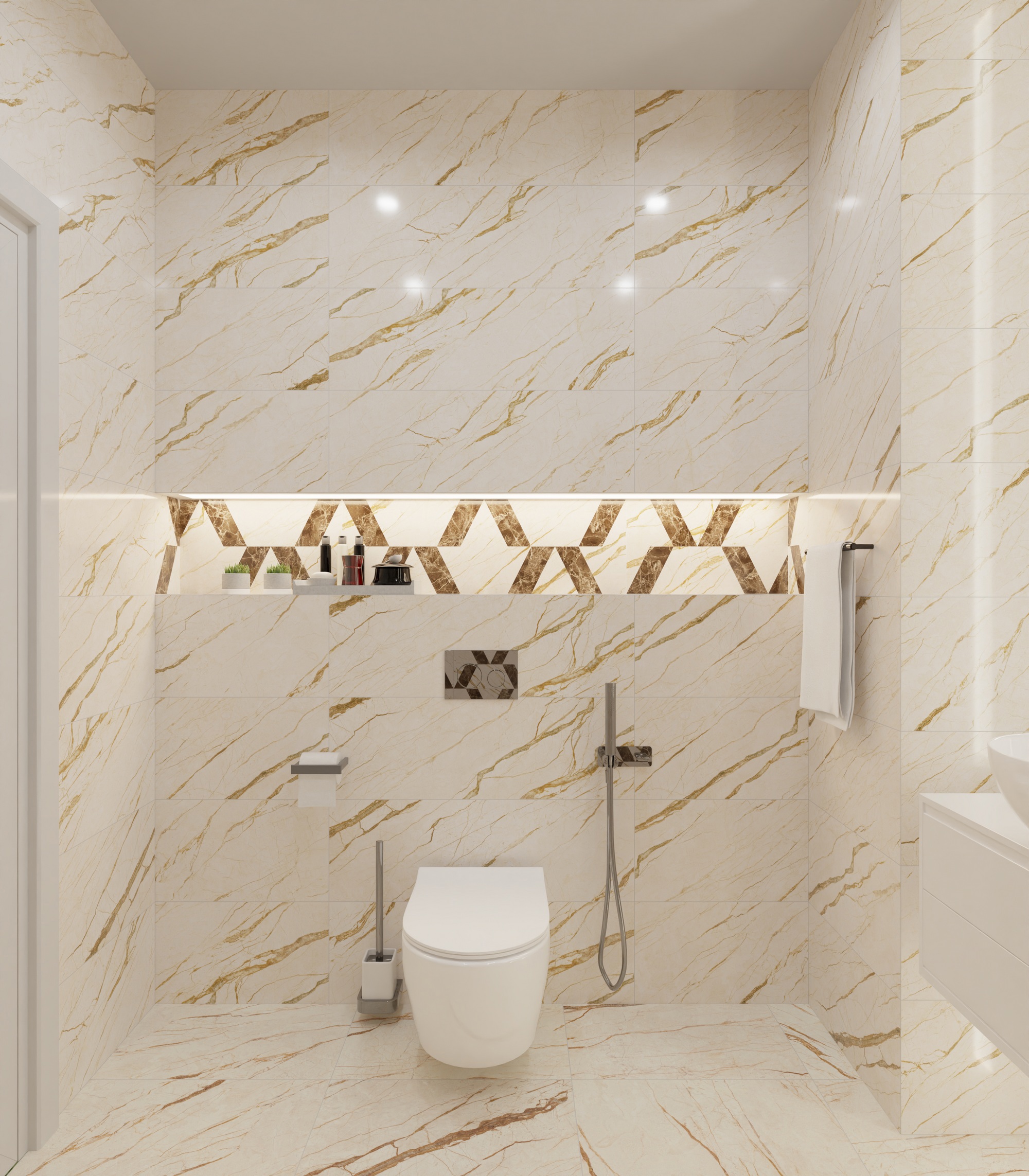 Изображение товара Плитка Керамин Гавана 30x90 см для стен и пола в интерьере