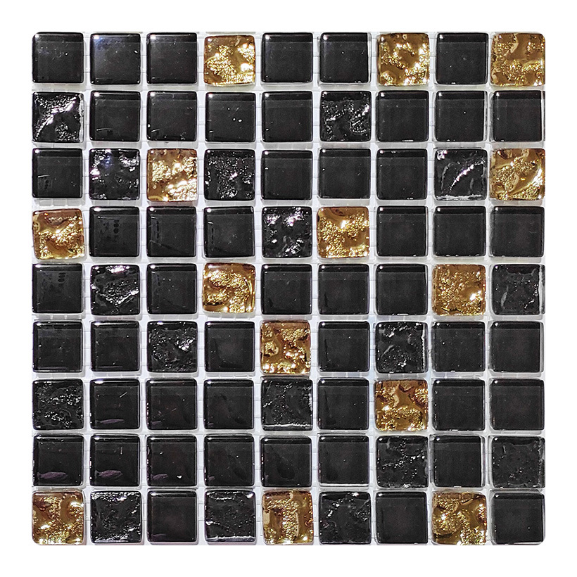 Изображение товара Декоративная мозайка Роскошная мозаика МС 911 30x30см цвет Черный