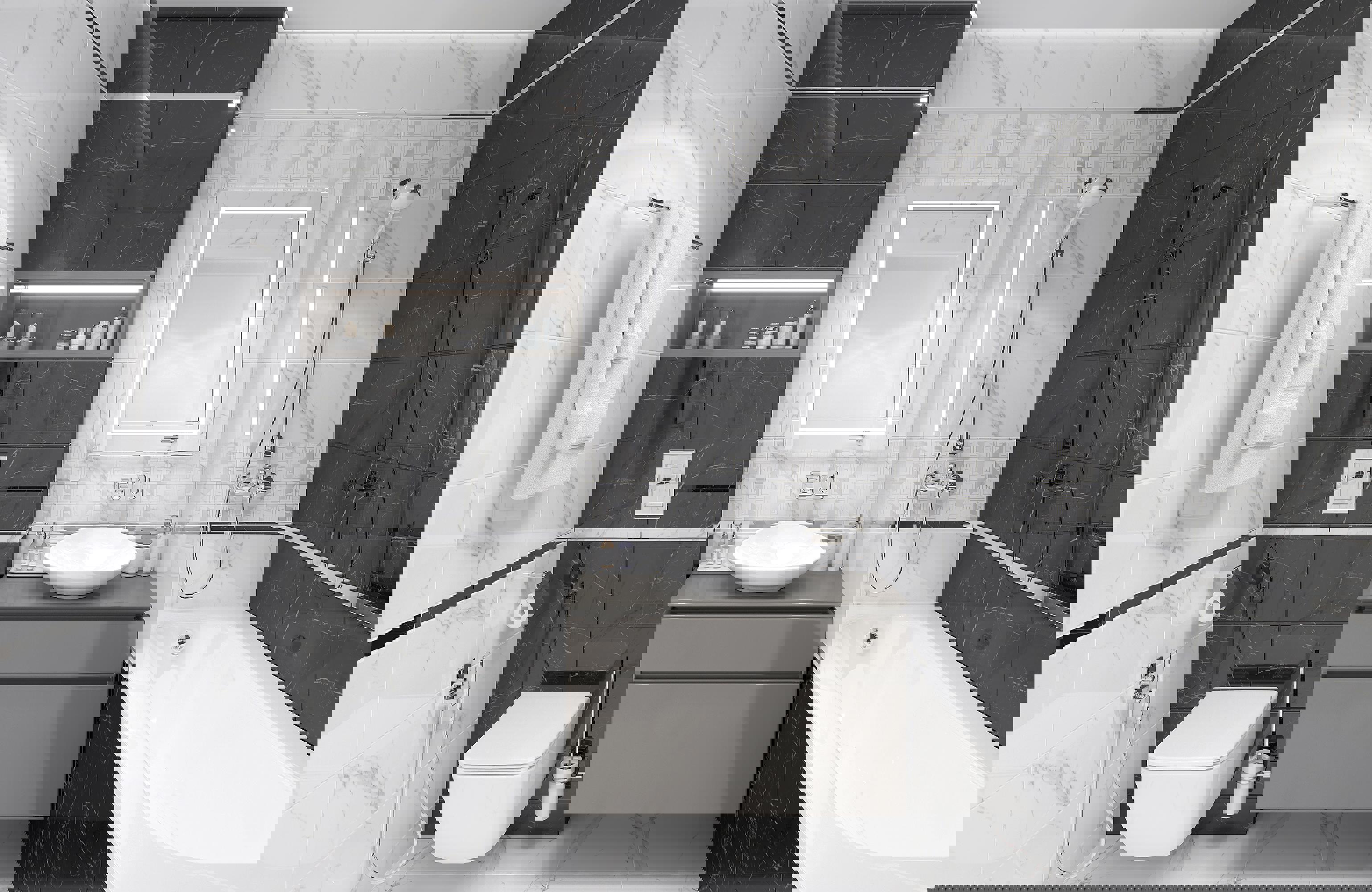 Изображение товара Керамическая плитка Laparet Negro х9999281557 25x75см 1.69 м² цвет черный, цена за упаковку