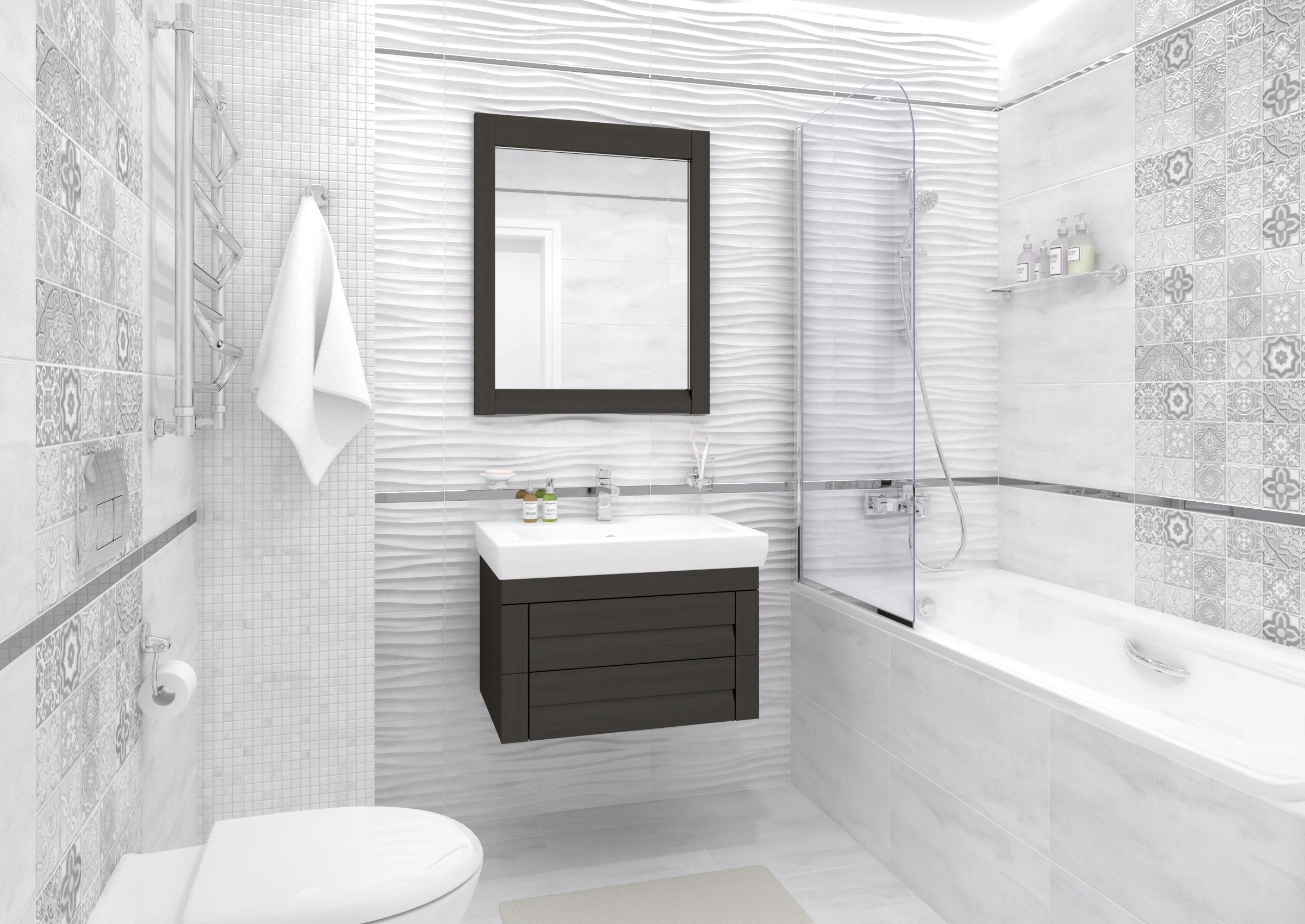 Изображение товара Керамическая настенная плитка Laparet Concrete 60x30 см серый 1.98 м² Изображение товара Керамическая настенная плитка Laparet Concrete 60x30 см серый 1.98 м²