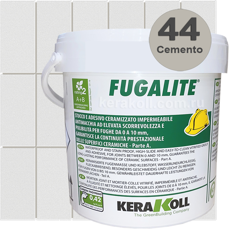 Изображение товара Затирка эпоксидная Kerakoll Fugalite Цвет 44 Cemento 3 кг Изображение товара Затирка эпоксидная Kerakoll Fugalite Цвет 44 Cemento 3 кг