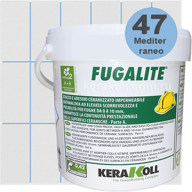 Изображение товара Эпоксидная затирка Kerakoll Fugalite цвет Mediterranean 3 кг для внутреннего использования