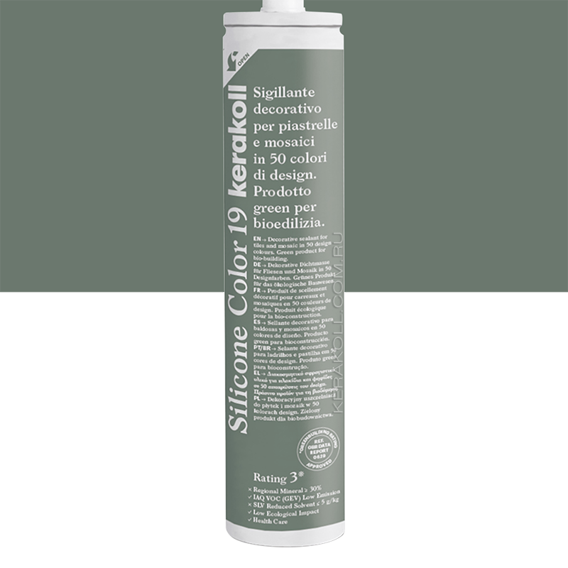 Изображение товара Герметик KERAKOLL SILICONE COLOR 19 Пастельно-зеленый 310мл