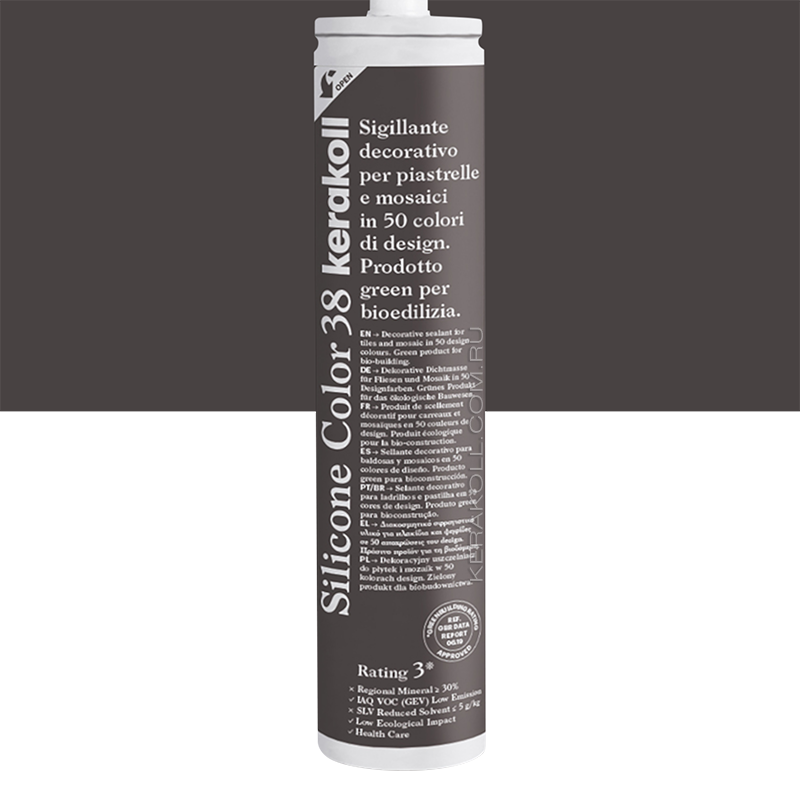 Изображение товара Герметик KERAKOLL SILICONE COLOR 38 Мокко 310мл