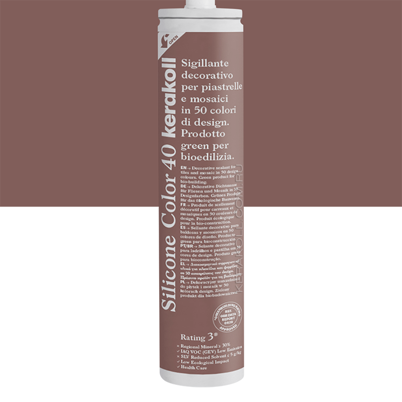 Изображение товара Герметик KERAKOLL SILICONE COLOR 40 Серо-розовый 310мл