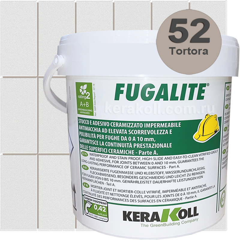 Изображение товара Затирка эпоксидная Kerakoll Fugalite Цвет 52 Tortora 3 кг Изображение товара Затирка эпоксидная Kerakoll Fugalite Цвет 52 Tortora 3 кг