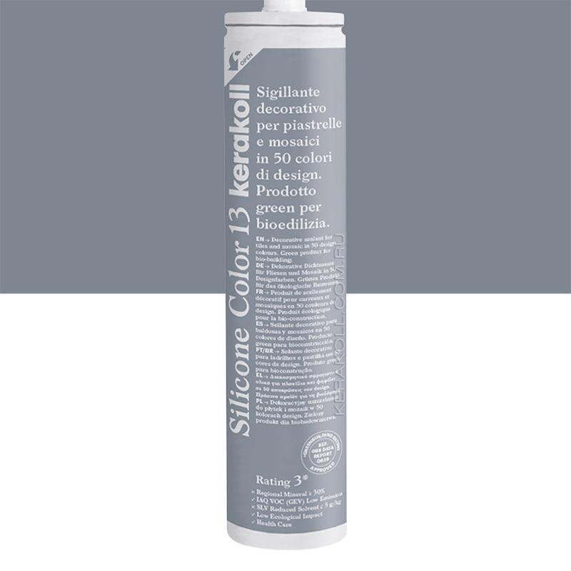 Изображение товара Герметик KERAKOLL SILICONE COLOR 13 Нежно-голубой 310 мл для межшовных работ