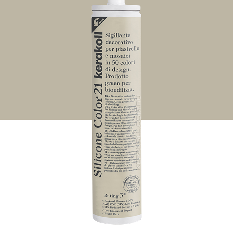 Изображение товара Герметик KERAKOLL SILICONE COLOR 21 Светло-бежевый 310мл для швов и плитки