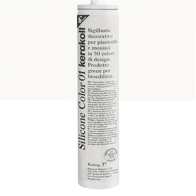 Изображение товара Герметик KERAKOLL SILICONE COLOR 01 Снежно-белый 310мл