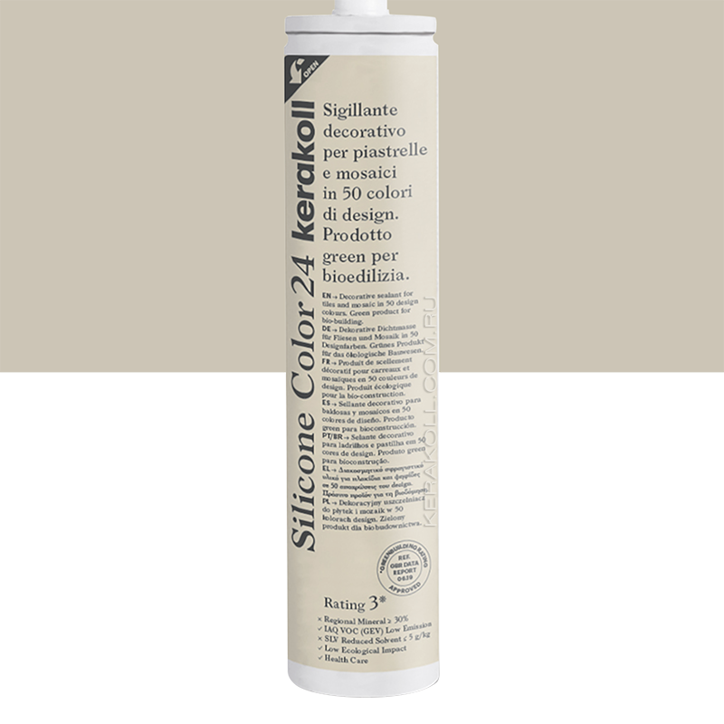 Изображение товара Герметик KERAKOLL SILICONE COLOR 24 Слоновая кость для плитки и мозаики 310 мл