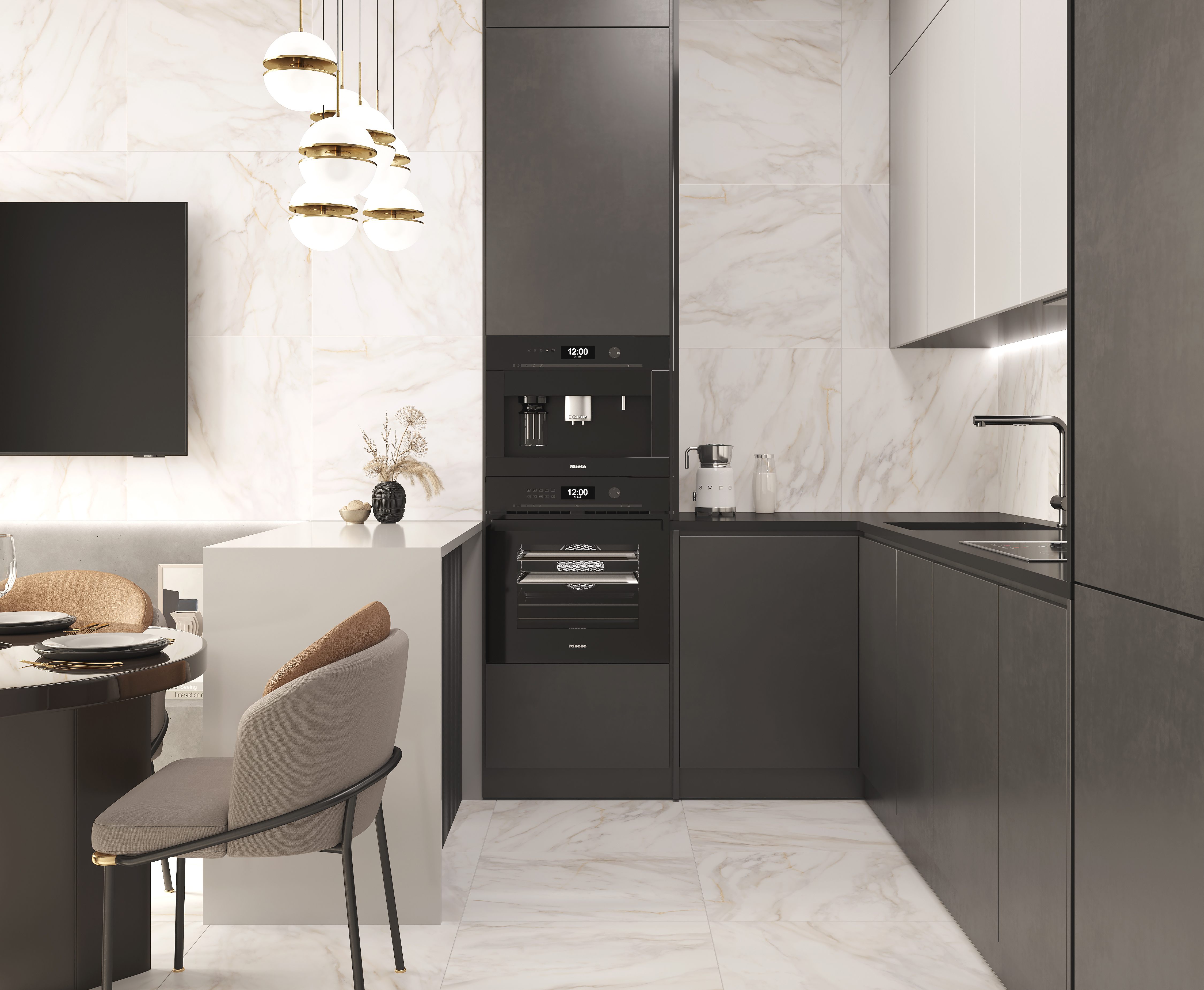 Изображение товара Керамогранит Laparet Carat blanco 60x60 см матовый белый для пола и стен