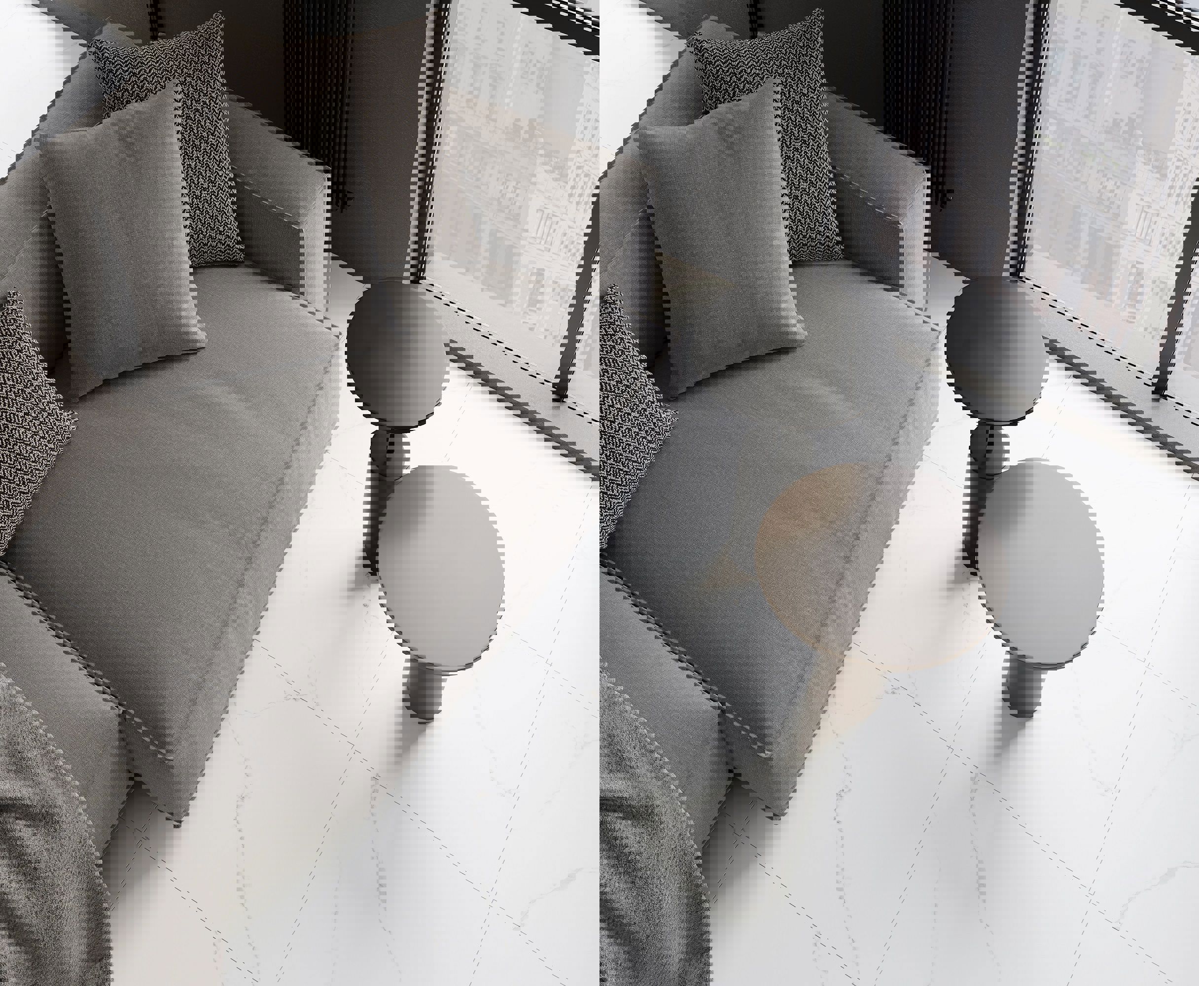 Изображение товара Керамогранит Laparet Atlantic White 60x60 см белый матовый для пола и стен