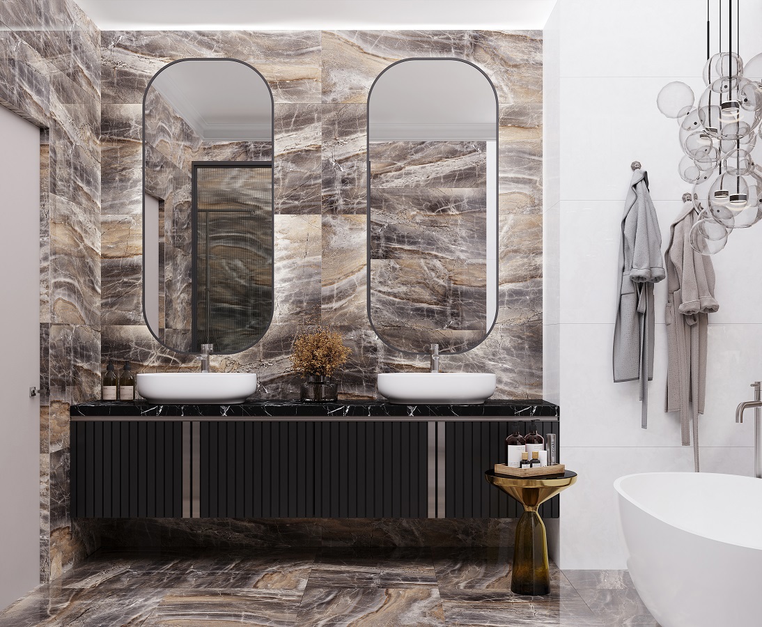 Изображение товара Керамогранит Laparet Electra Brown x9999286812 60x120см 1.44 м² цвет коричневый, цена за упаковку