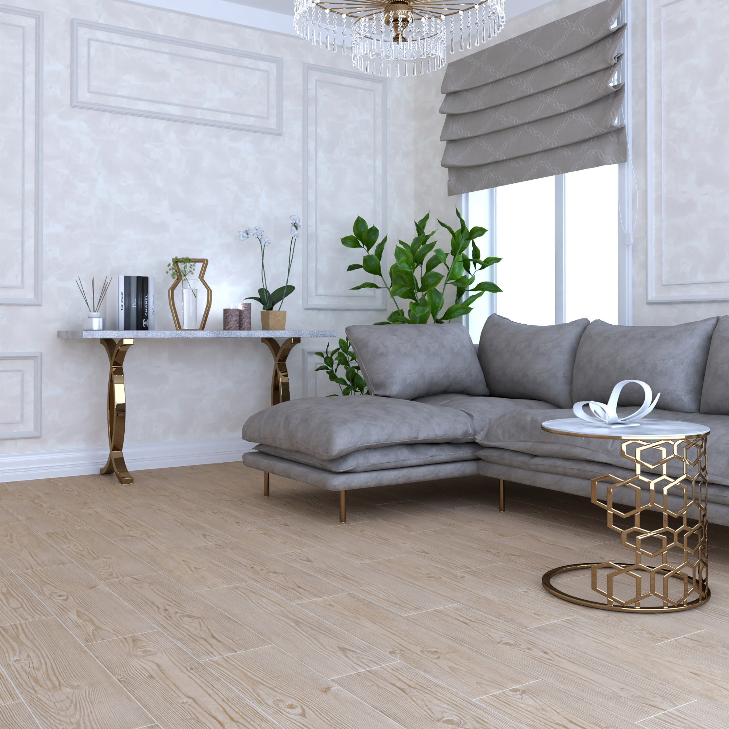 Изображение товара Керамогранит Laparet Faggio 20x80 см бежевый для пола и стен