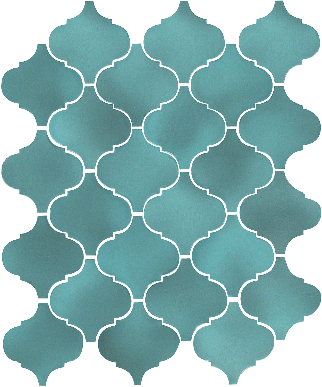 Изображение товара Мозаика Kerama Marazzi Арабески Майолика бирюза глянцевый 26x30