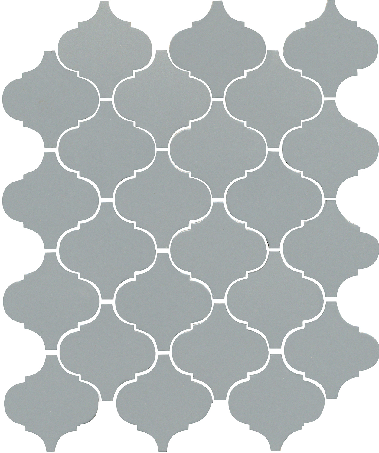 Изображение товара Керамическая мозаика Kerama Marazzi Арабески серый глянцевая 26x30 для интерьера