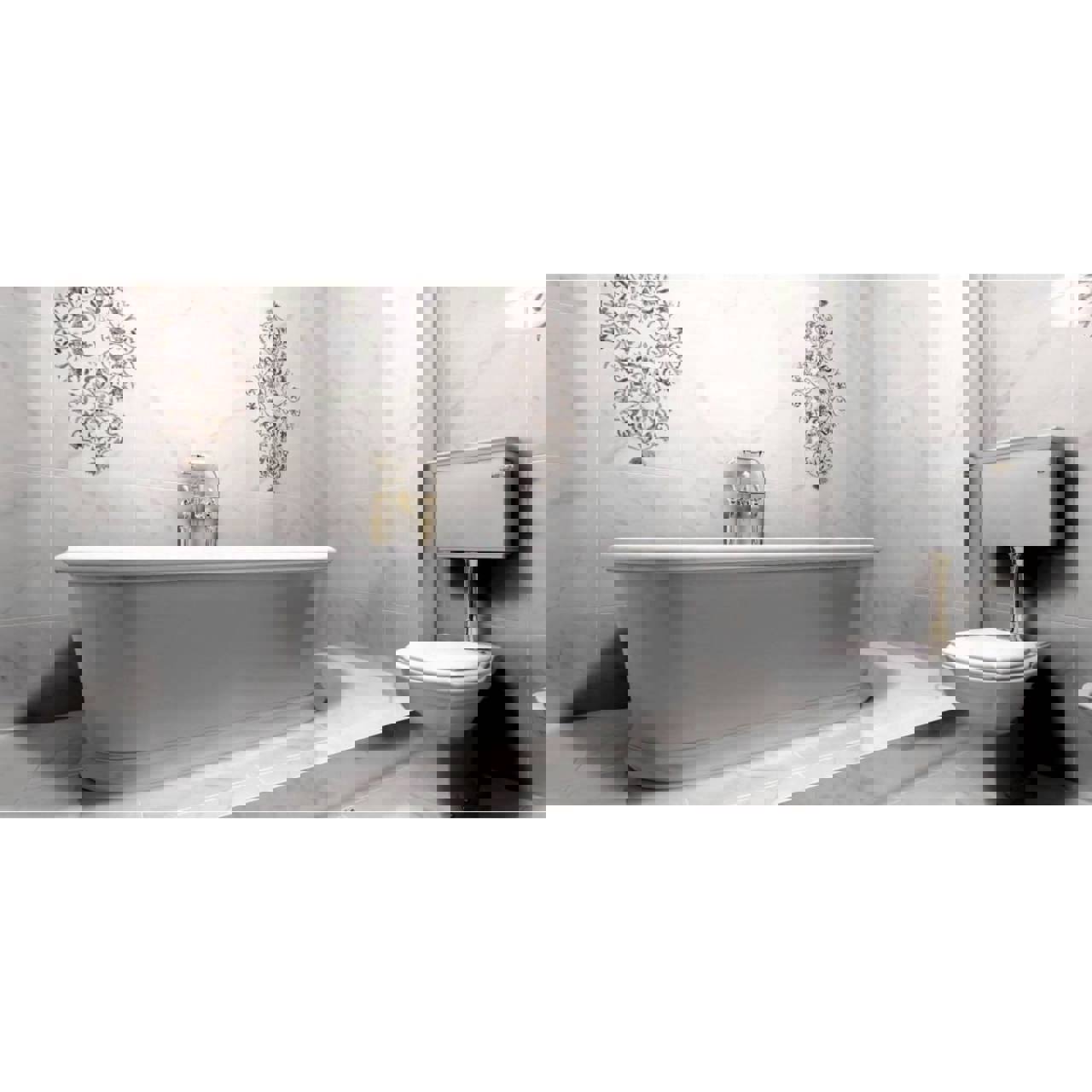 Изображение товара Керамогранит Керамин Каррара 1 50x50см 1.25 м² матовый цвет белый