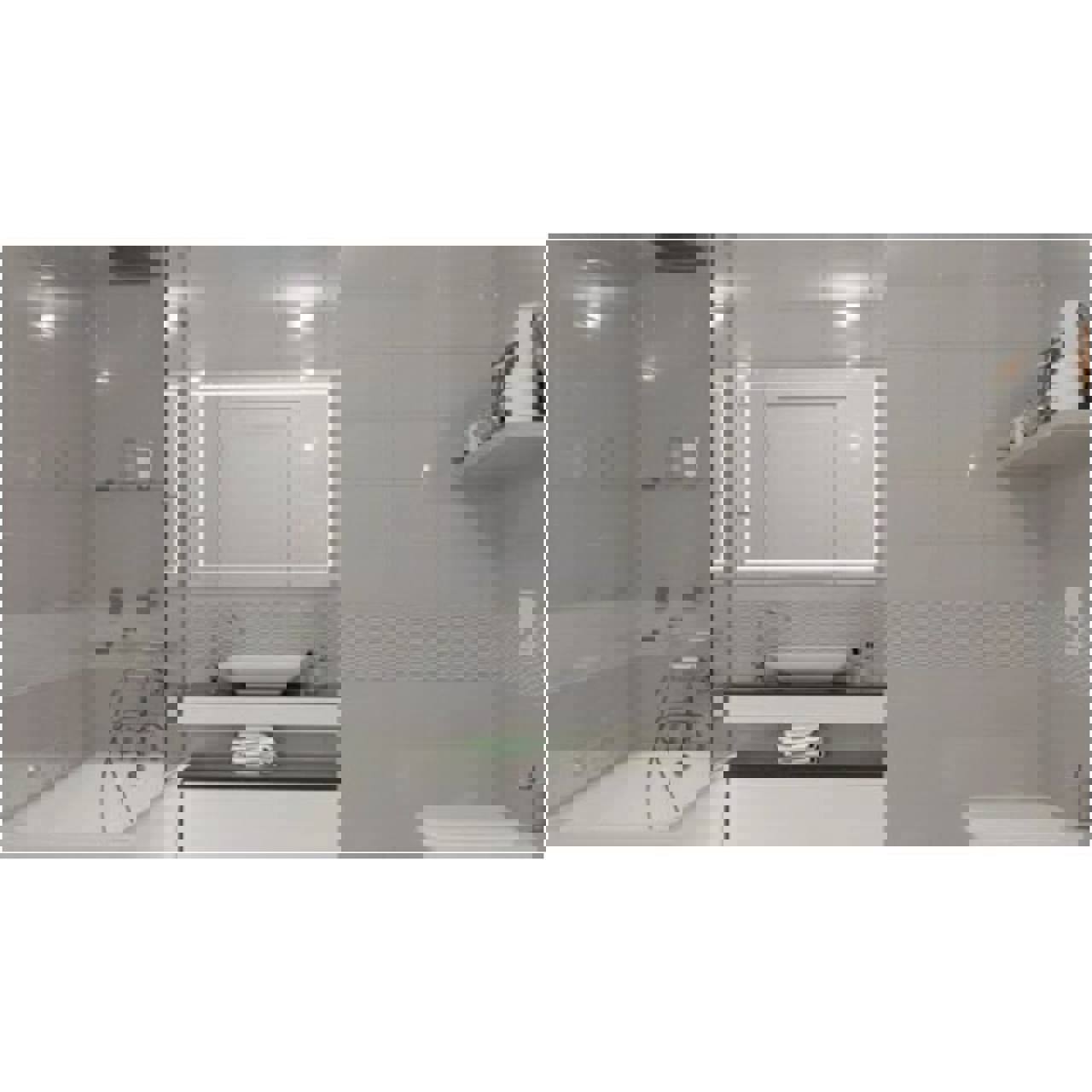 Изображение товара Настенная плитка Нефрит-керамика 20x30 см с полированной поверхностью серый