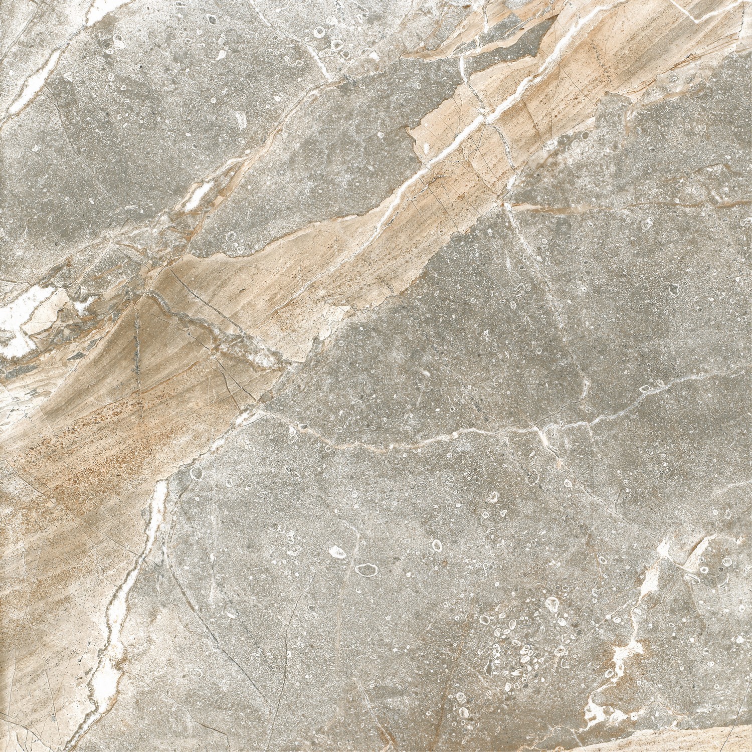 Изображение товара Керамогранит Kerranova Genesis K-103/SR 60x60 серый 1.44 м²