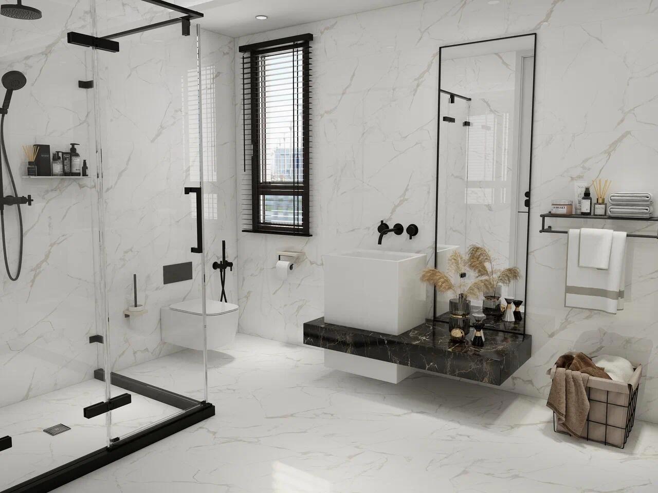 Изображение товара Керамогранит ColorTile Noble RP-144407 60x120см белый для пола и стен