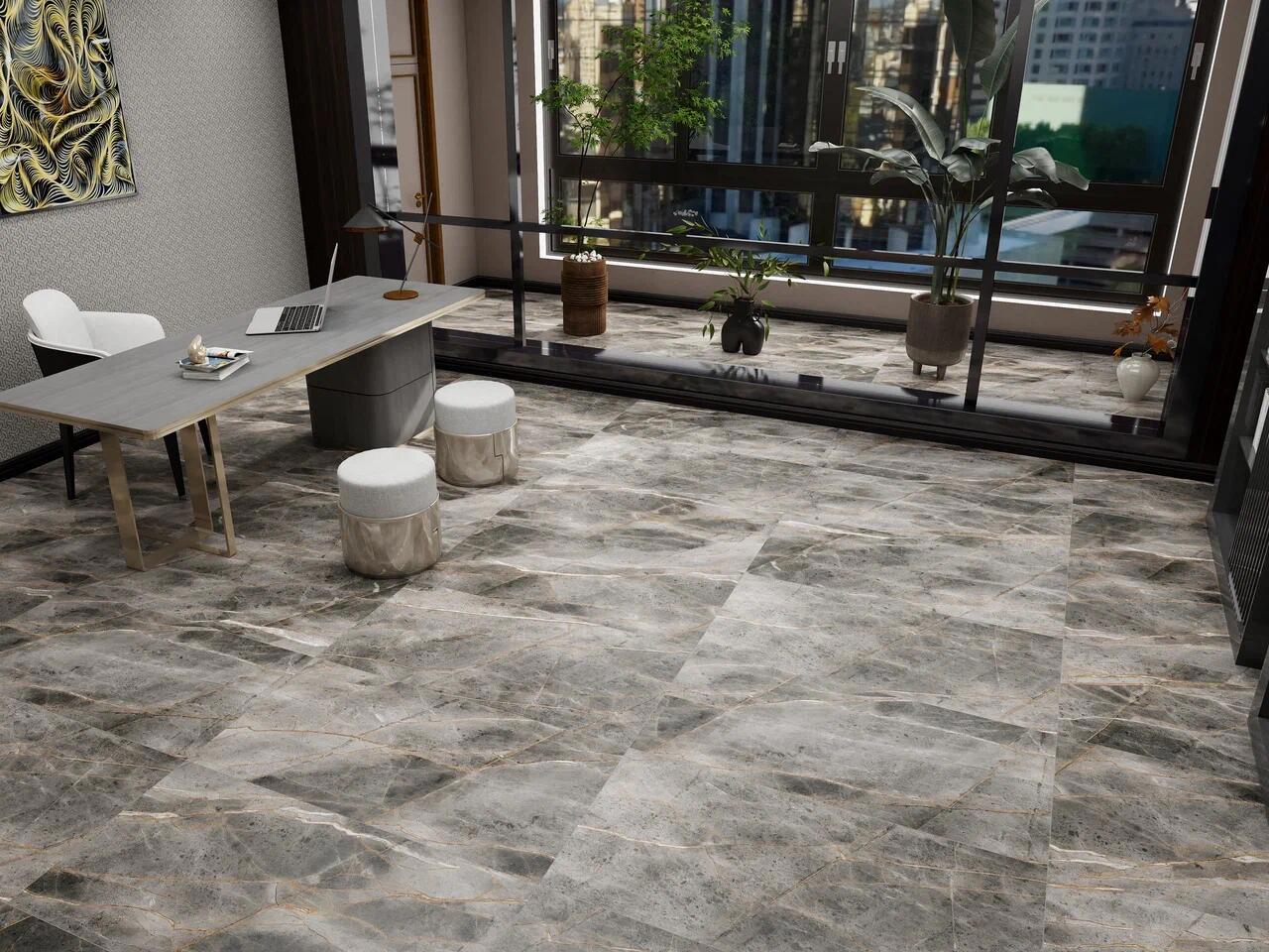 Изображение товара Керамогранит Velsaa Python rock RP-150518 60x120см 1.44 м² цвет серый