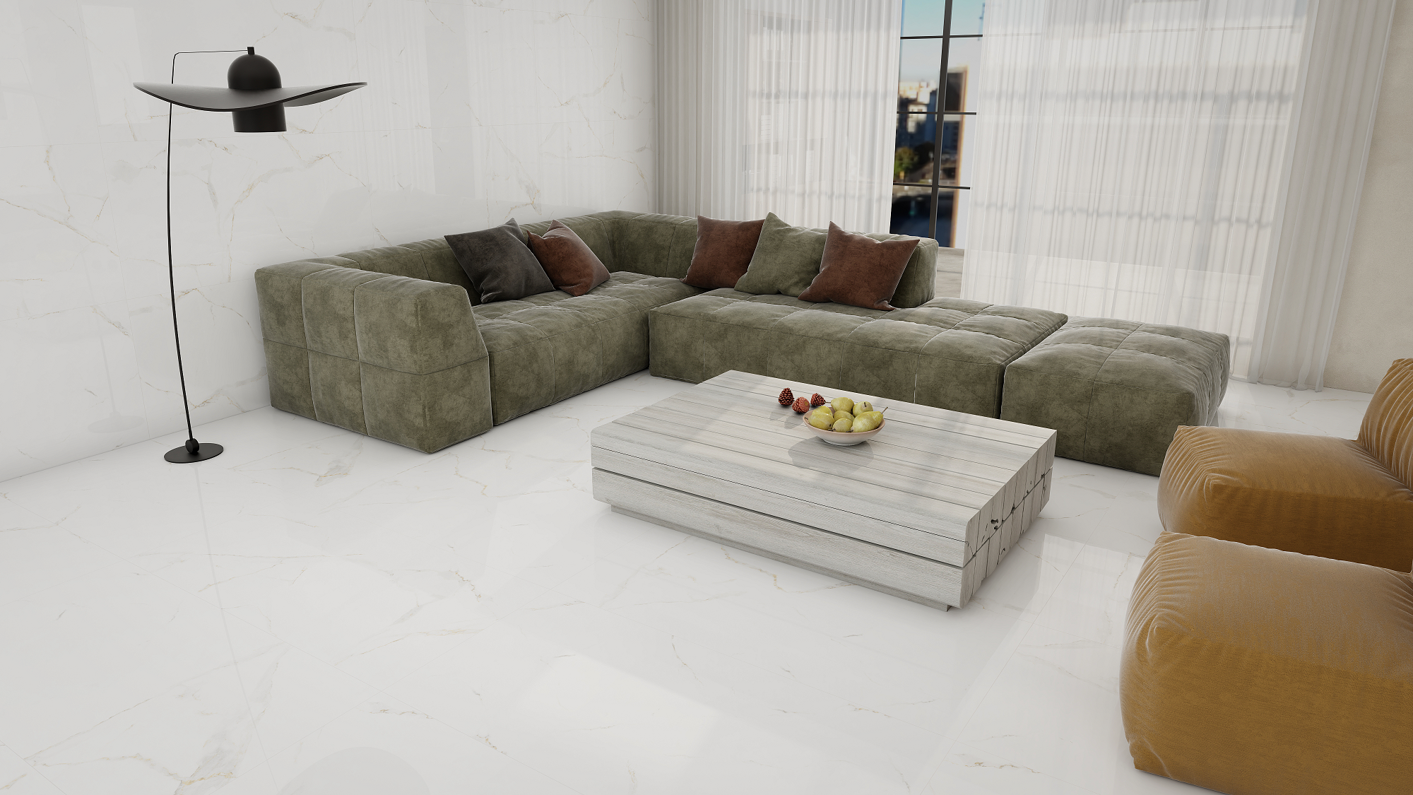 Изображение товара Керамогранит Duna Satvario lite RP-151098 60x60см 1.44 м² цвет белый Изображение товара Керамогранит Duna Satvario lite RP-151098 60x60см 1.44 м² цвет белый
