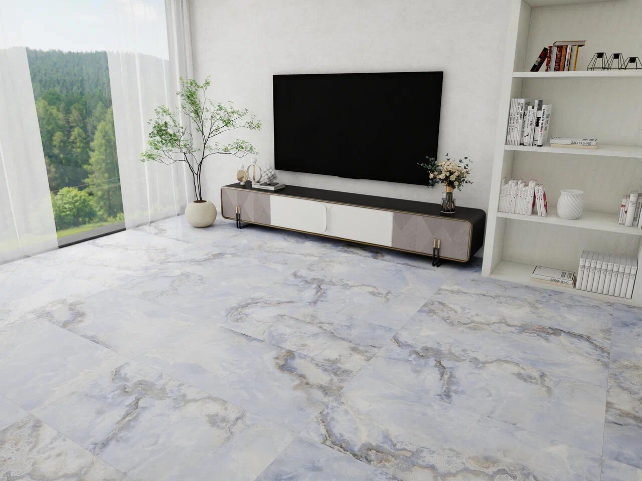 Изображение товара Керамогранит ColorTile Onyx Sea Blue 60x120 см для ванных и кухонь