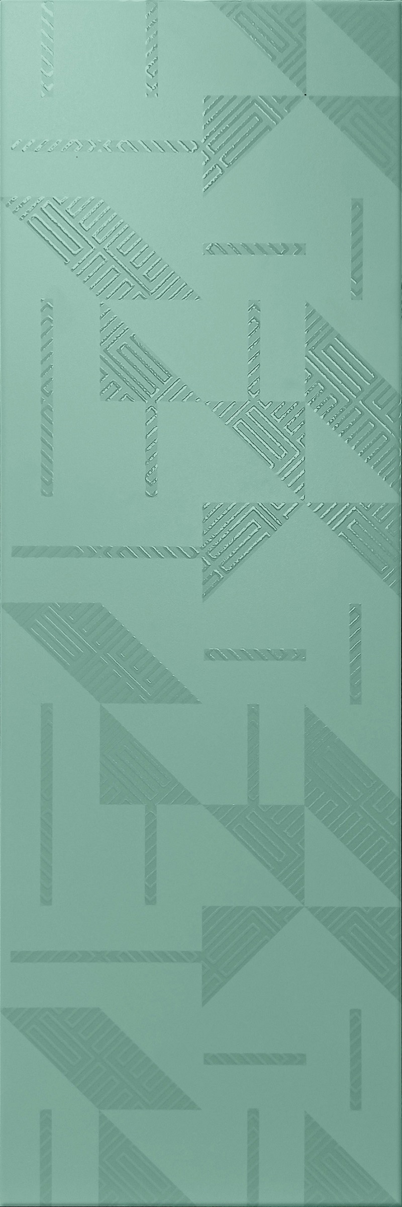 Изображение товара Настенная плитка Керамин Сонет CDB00026510 зеленая 25x75 см