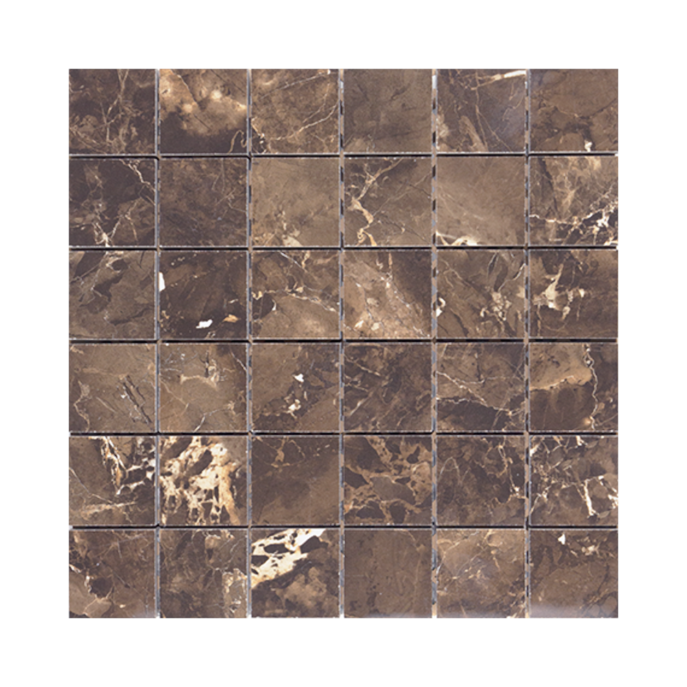 Изображение товара Мозаика Velsaa Copper Slab Black 300x300 мм коричневого цвета для интерьера