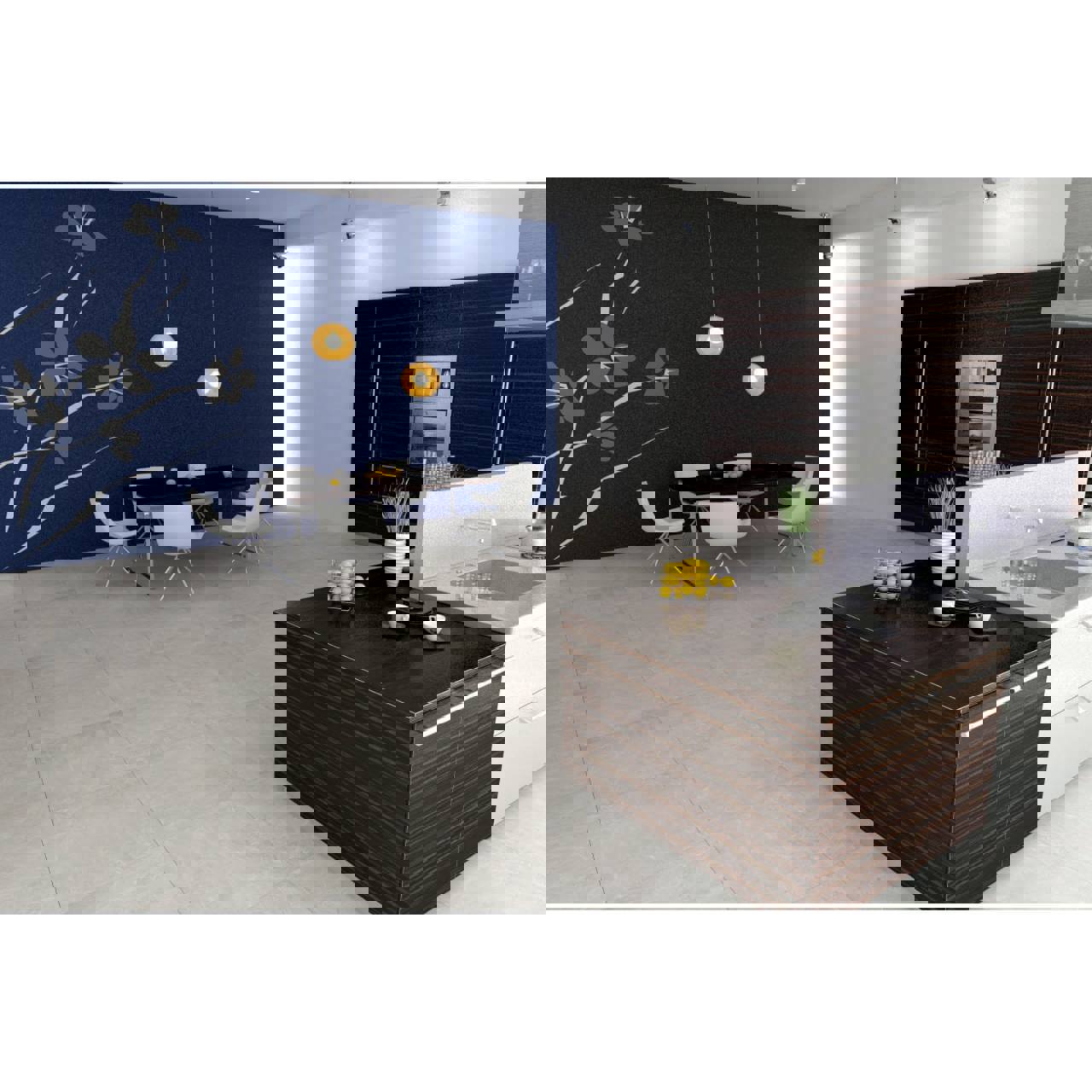 Изображение товара Керамогранит Гранитея Увильды G363 60x60см серый мрамор износостойкий морозостойкий