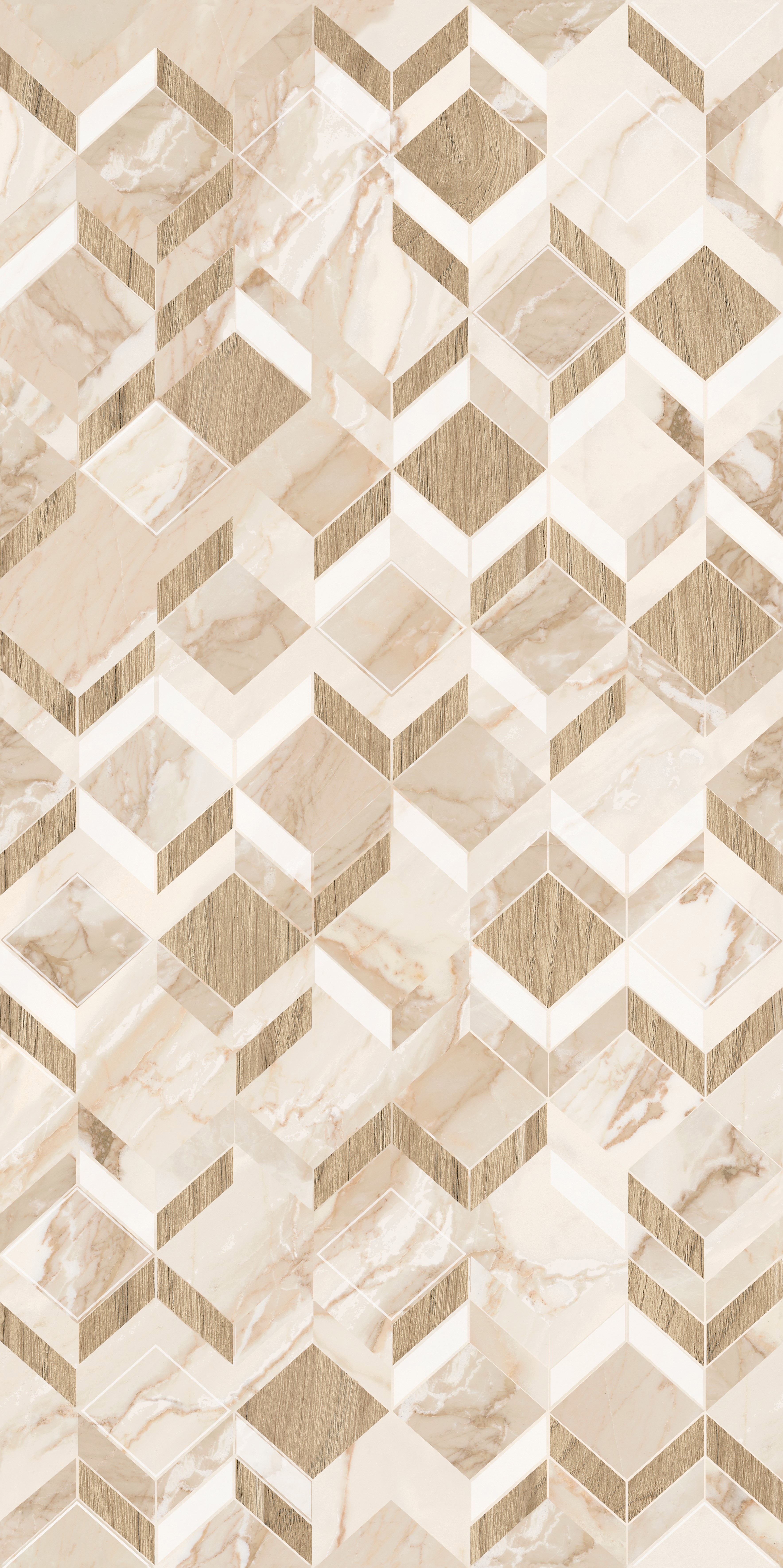 Изображение товара Керамическая плитка Керлайф Calacatta Gold Rombi 31.5x63 см