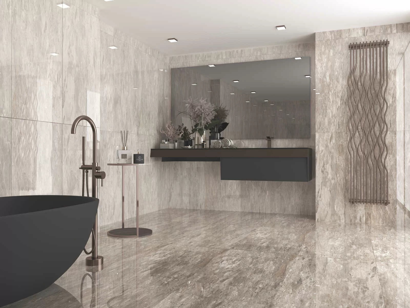 Изображение товара Керамогранит Duna Marbello RP-123665 60x120см 1.44 м² цвет серый Изображение товара Керамогранит Duna Marbello RP-123665 60x120см 1.44 м² цвет серый