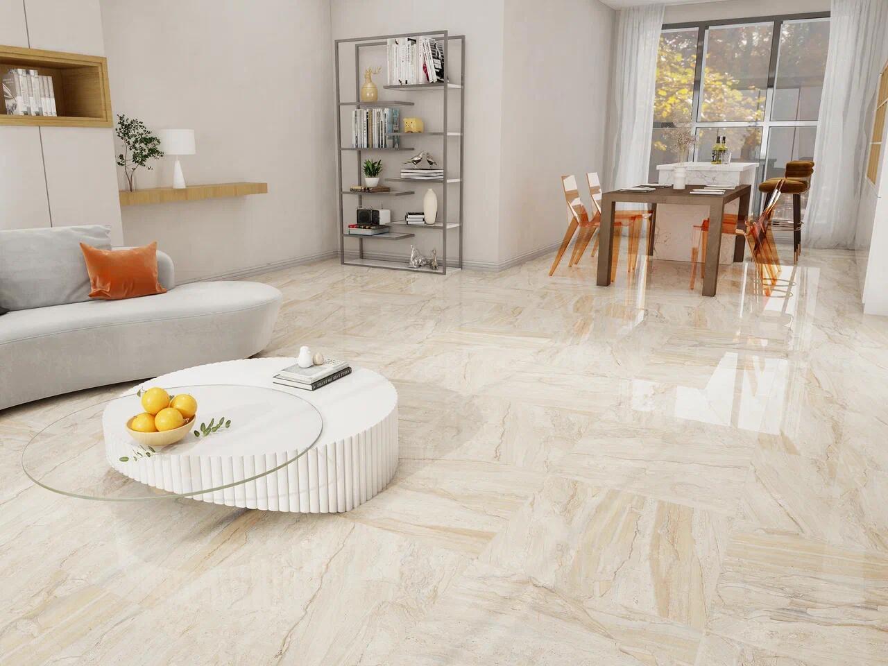 Изображение товара Керамогранит Duna Daina RP-124500 60x60см 1.44 м² цвет бежевый, цена за упаковку Изображение товара Керамогранит Duna Daina RP-124500 60x60см 1.44 м² цвет бежевый, цена за упаковку