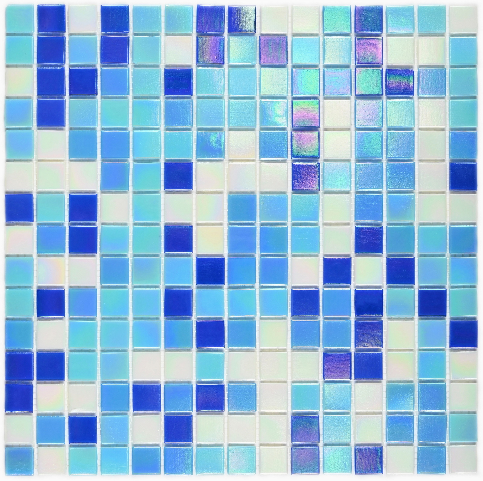 Изображение товара Мозаика Агат Cosmo 4 стекло 32.7x32.7 см разноцветная для ванной и кухни