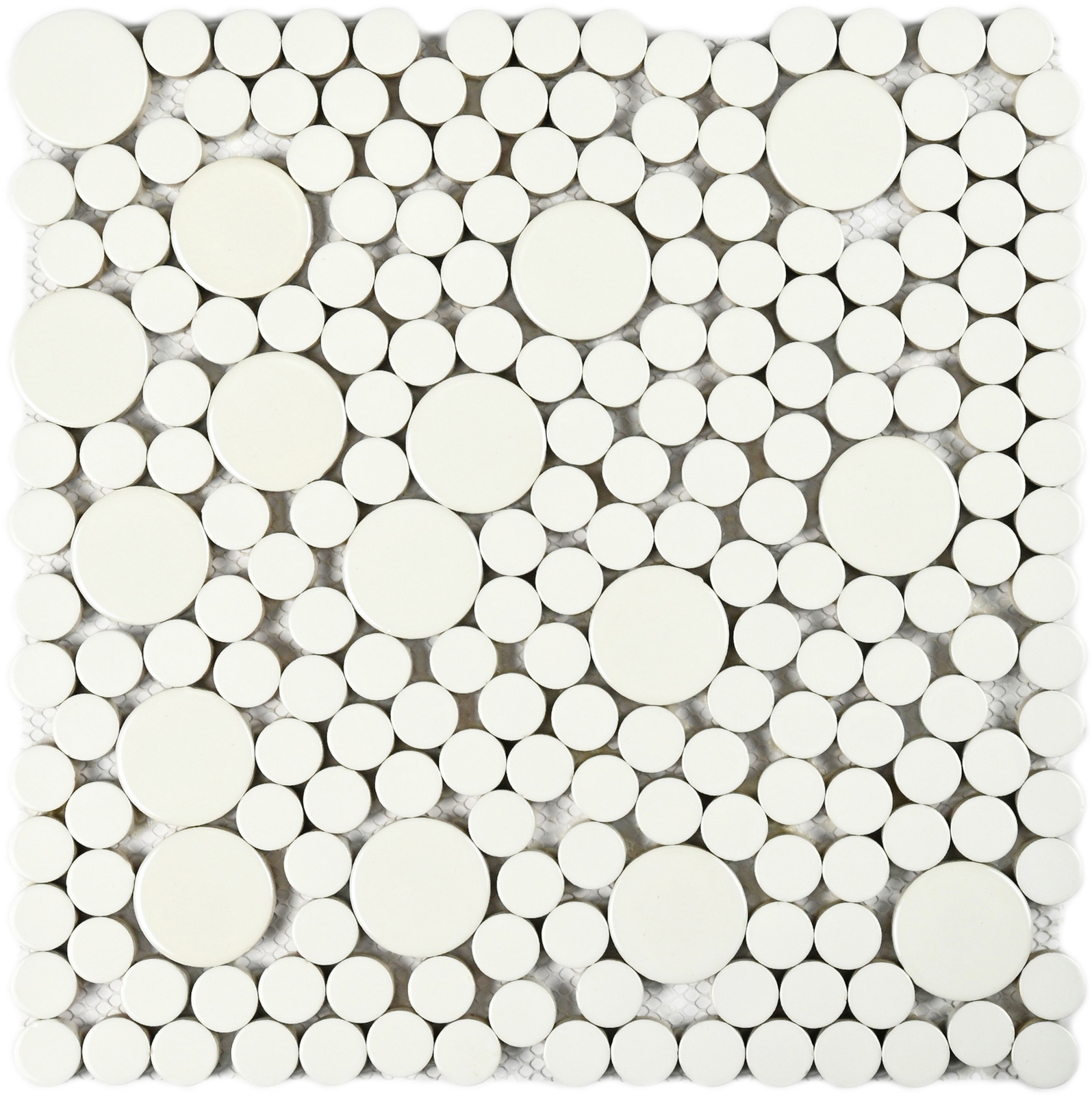 Изображение товара Керамическая мозаика Агат Joy 8 30x30 см белая для стен и пола