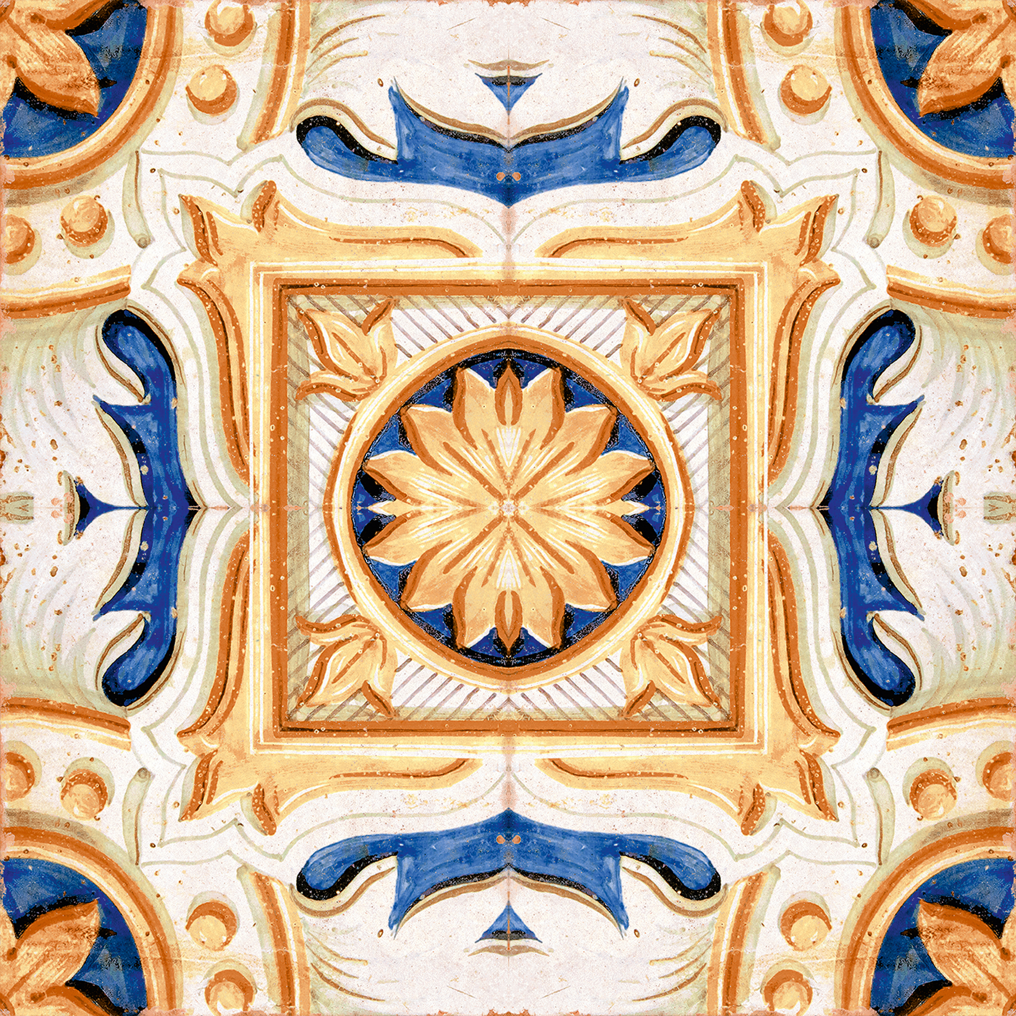 Изображение товара Керамогранит Dual gres Turkana Decor Albarracin Matt 15x15см 0.72 м² цвет разноцветный, цена за упаковку