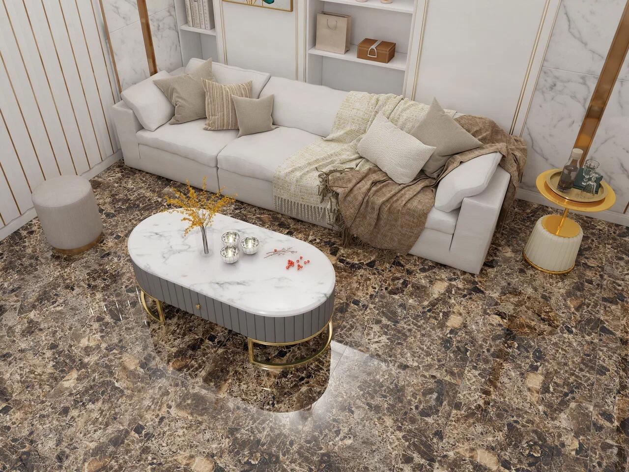 Изображение товара Керамогранит Velsaa Emperador Brown High Glossy 60x60 см для стен и пола