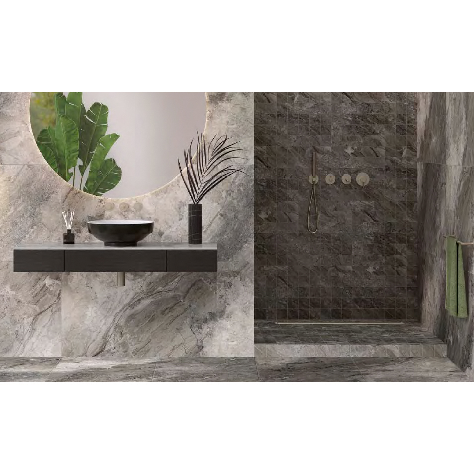 Изображение товара Керамогранит Vitra MarbleSet 120x60 LR Иллюжн Темно-серый