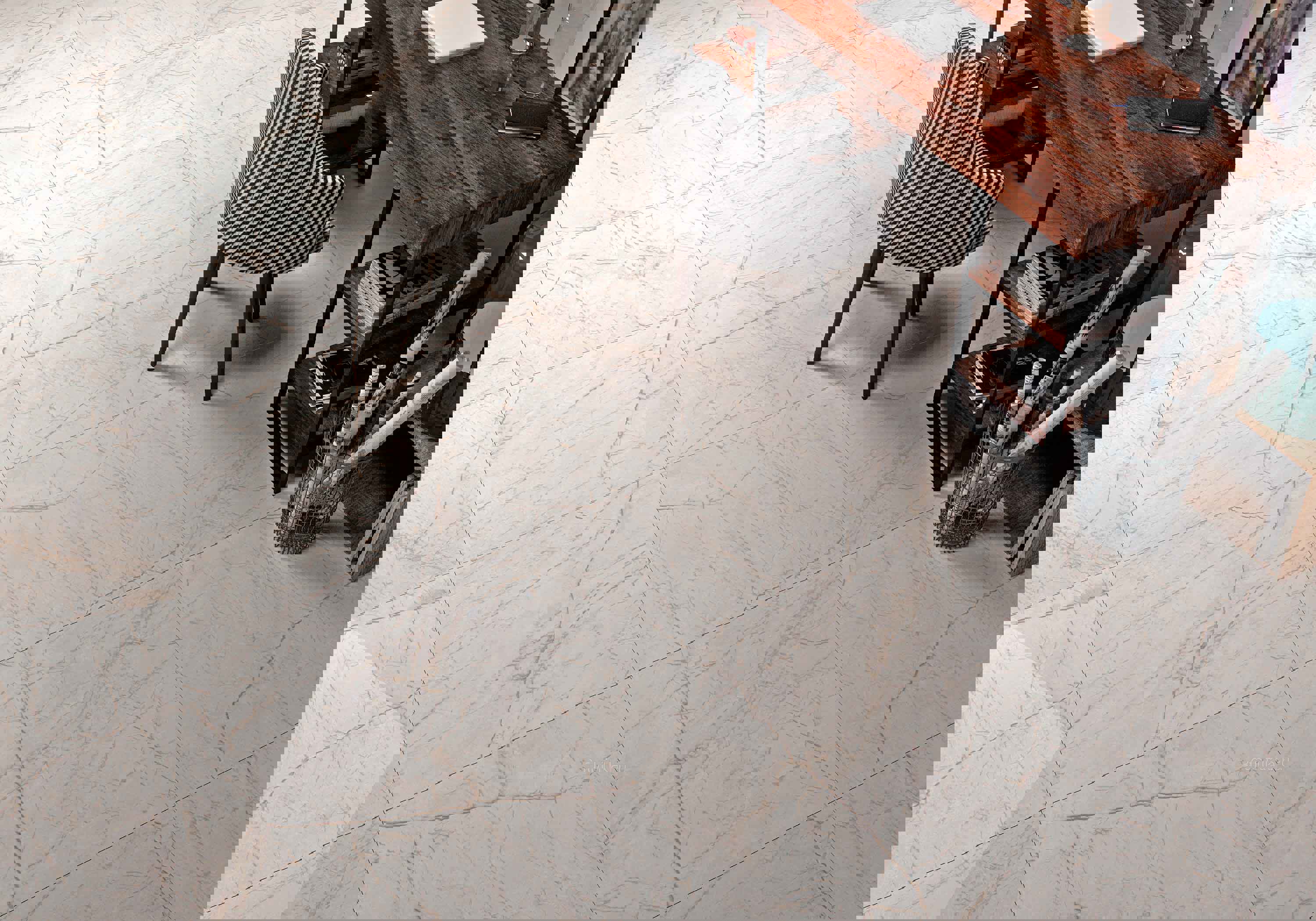 Изображение товара Керамогранит Гранитея Исеть G231 PR Элегантный 60x60см 1.44 м² цвет белый