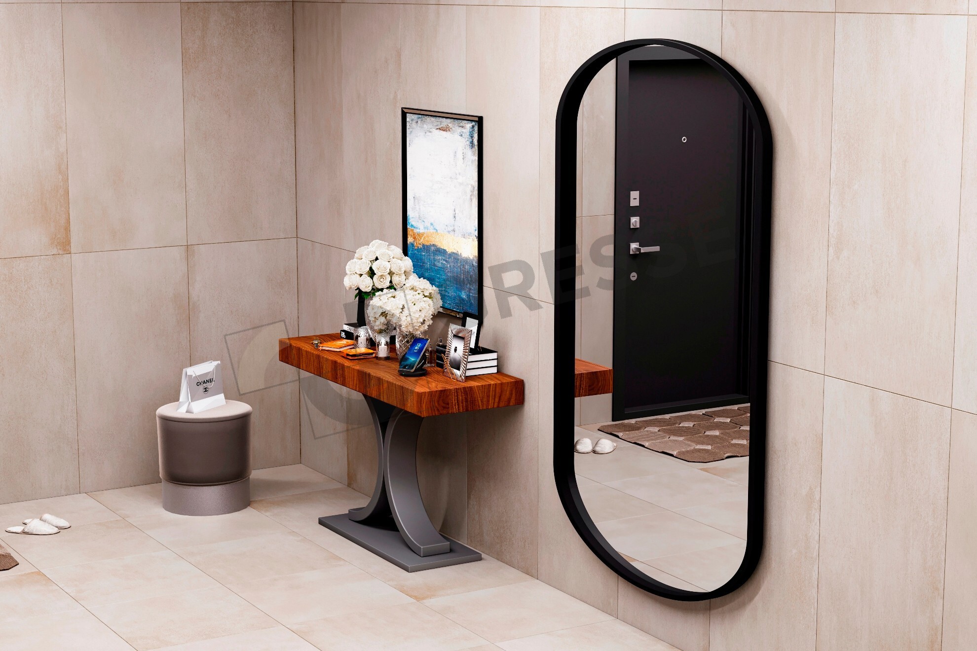 Изображение товара Керамогранит Gresse Matera GRS06-17 120x60 MR Blanch 60x120см цвет бежевый