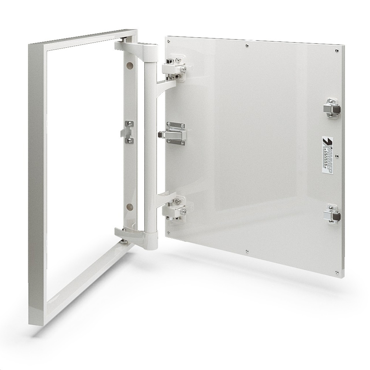 Изображение товара Люк ревизионный скрытого типа Хаммер Стил 30х30 см из стали и алюминия