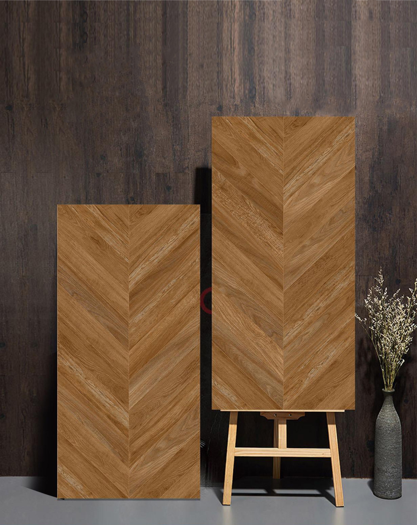 Изображение товара Керамогранит Агат Hardwood Brown 60x120см цвет коричневый