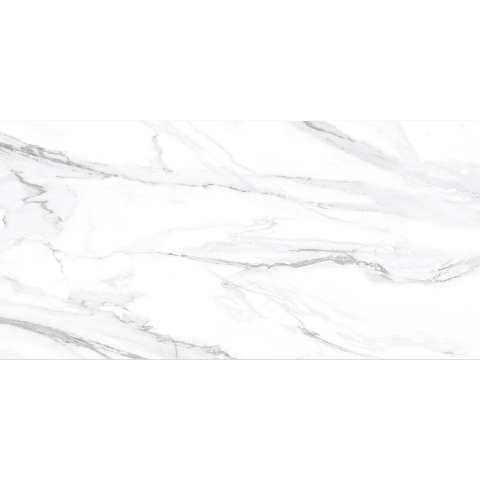 Изображение товара Плитка Alma Ceramica Mercury TWU09VEG007 24.9x50 см бело-серая глянцевая