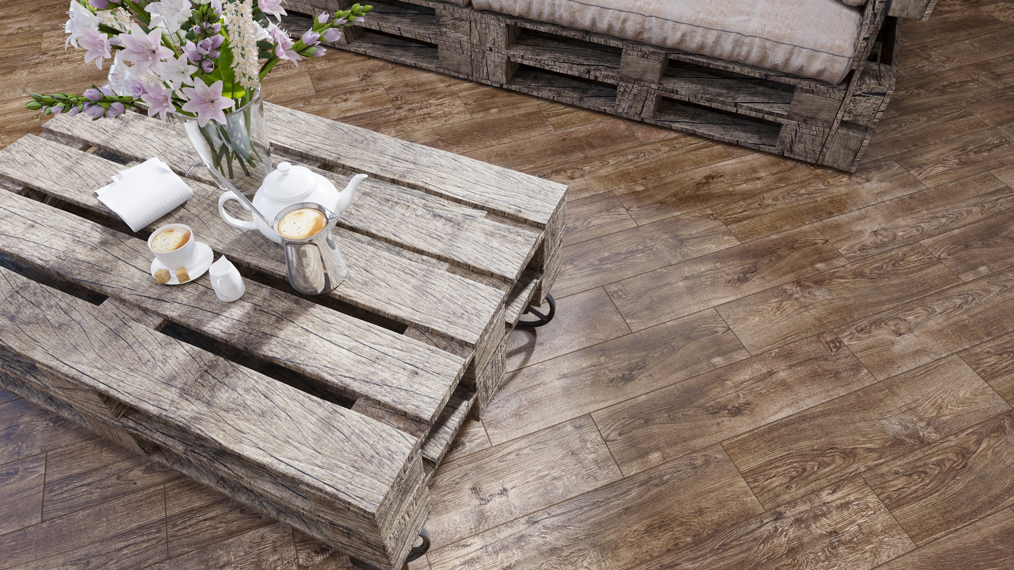 Изображение товара Керамогранит Global Tile Оксфорд GT51VGNG 14.7x59.4см натуральное дерево коричневый