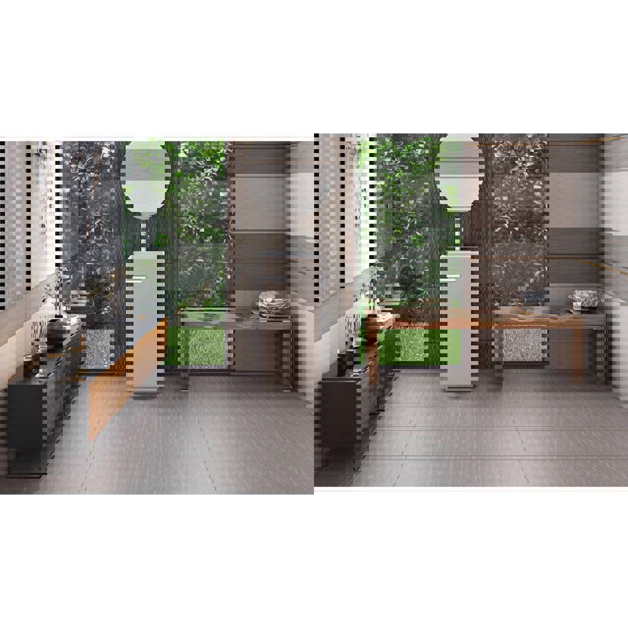 Изображение товара Плитка настенная Нефрит-керамика Либерти 20x60см коричневая, коллекция современная